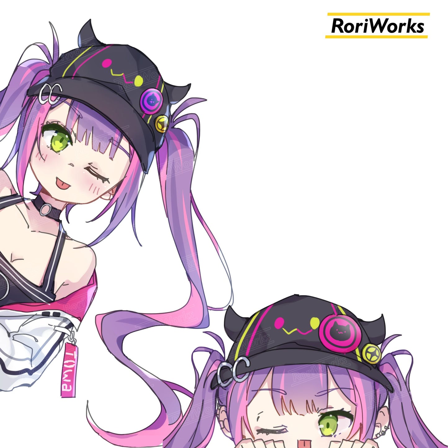 Towa - Peeking Sticker