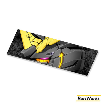 Unicorn Gundam Banshee Head - Sticker