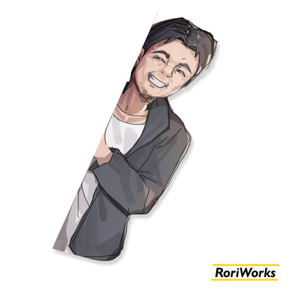 Yagoo - Peeking Sticker