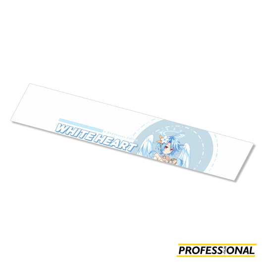 White Heart - Banner Sticker