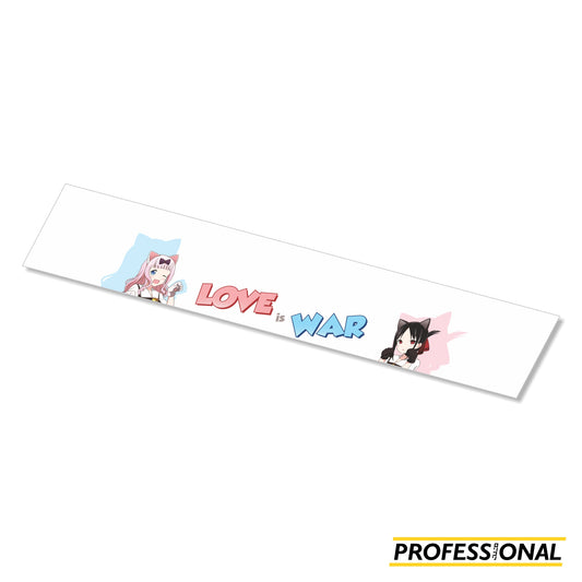 Love is War - Banner Sticker