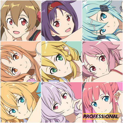 SAO Bed Girls (Fatal Bullet Ver.) - Slap Sticker