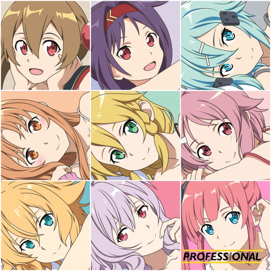 SAO Bed Girls (Fatal Bullet Ver.) - Slap Sticker