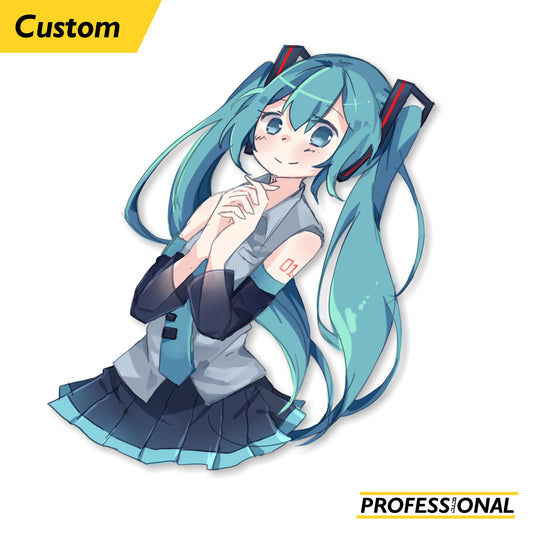 Custom Miku Die cut
