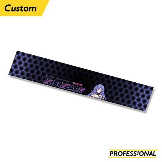 Custom Iris Heart Banner