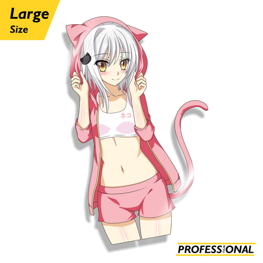 Koneko (Neko Hoodie Ver.) - Large Sticker