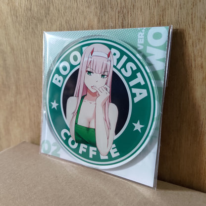 Zero Two (Boobarista Ver.) - Coaster