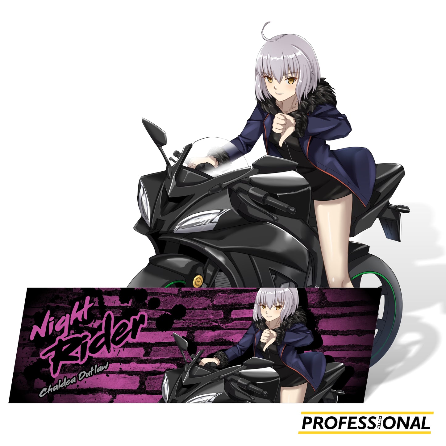 Jeanne Alter (Night Rider Ver.) - Sticker