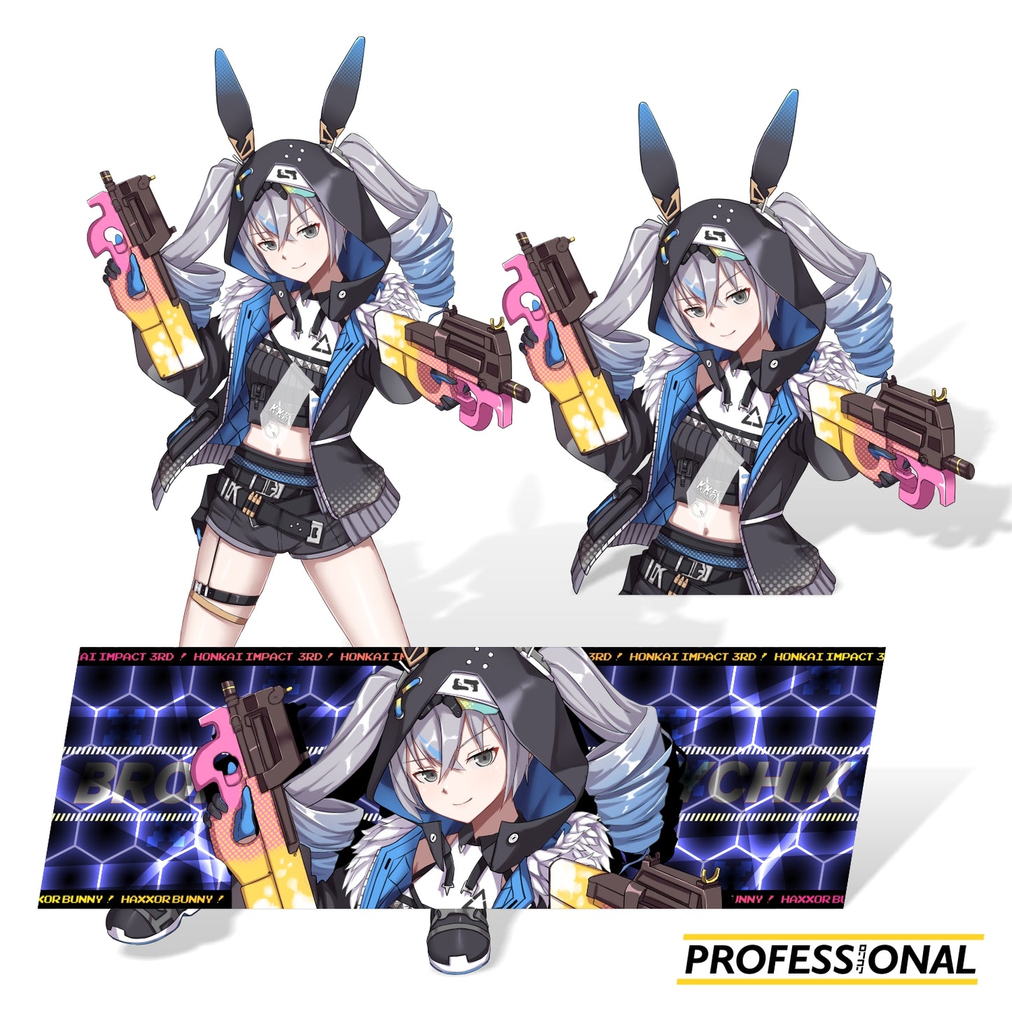 Bronya (Haxxor Bunny) - Sticker