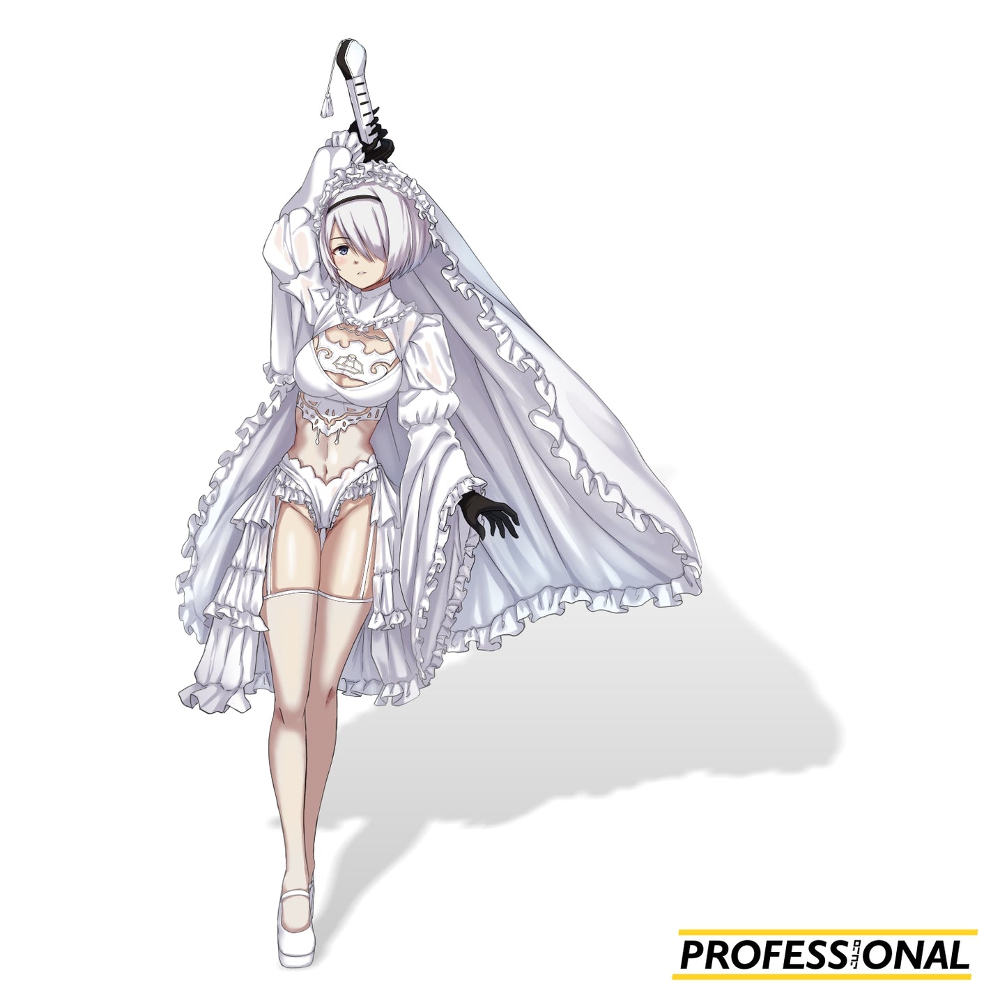 2B (White Wedding Ver.) - Sticker Bundle