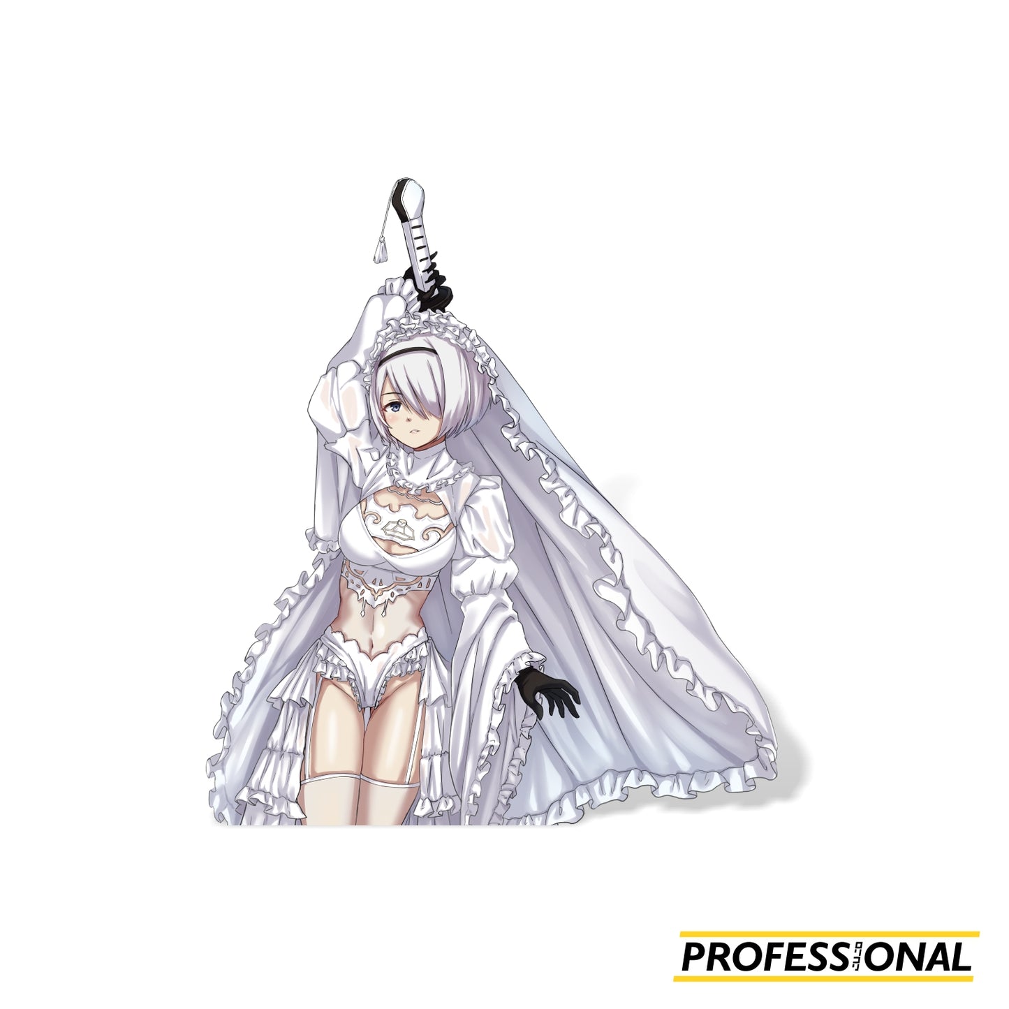 2B (White Wedding Ver.) - Sticker Bundle