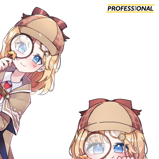 Amelia - Peeking Sticker