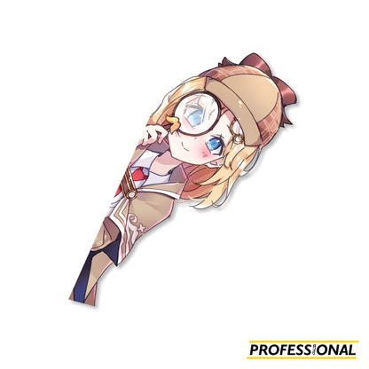 Amelia - Peeking Sticker