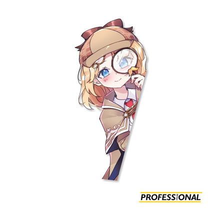 Amelia - Peeking Sticker