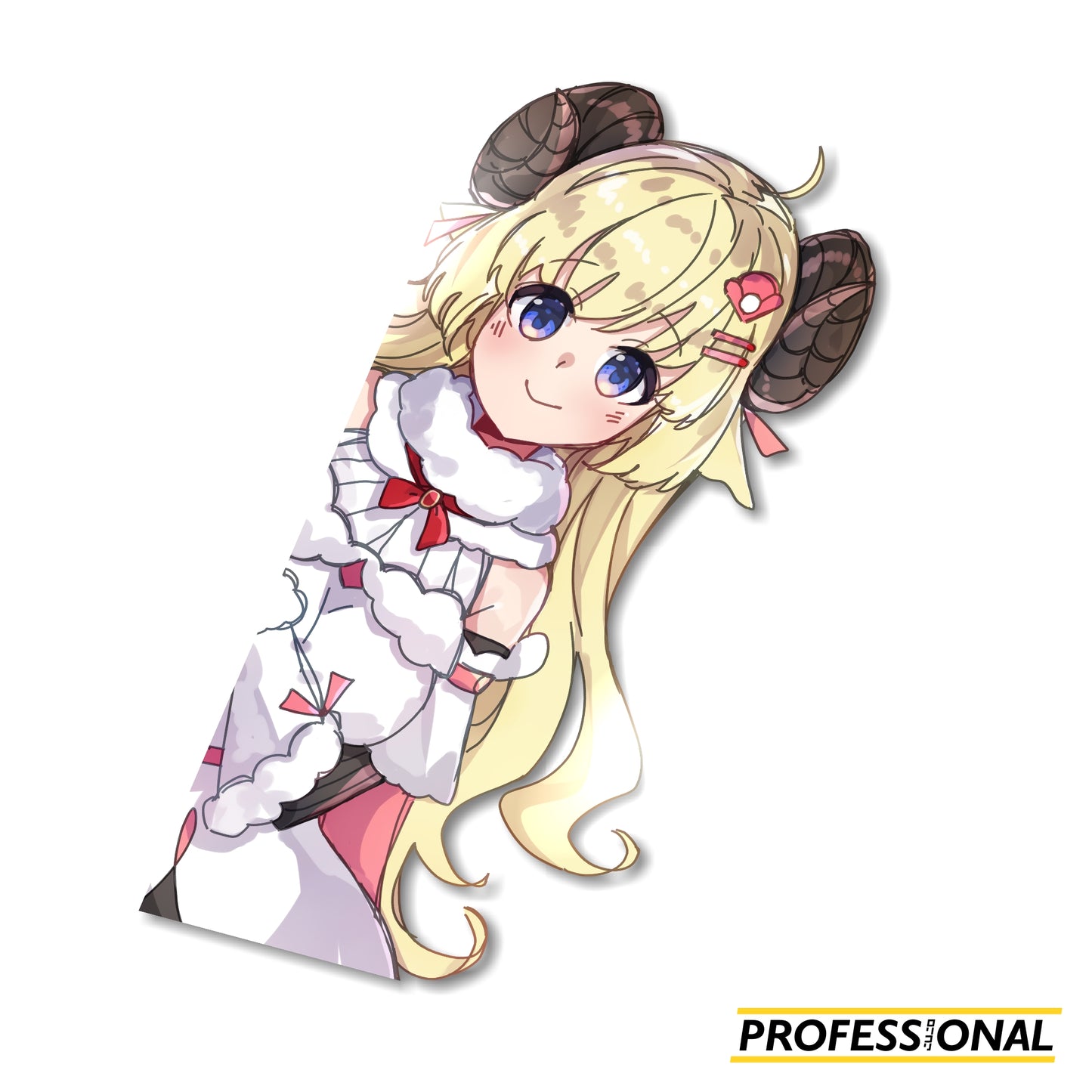 Watame - Peeking Sticker
