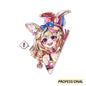 Polka - Peeking Sticker