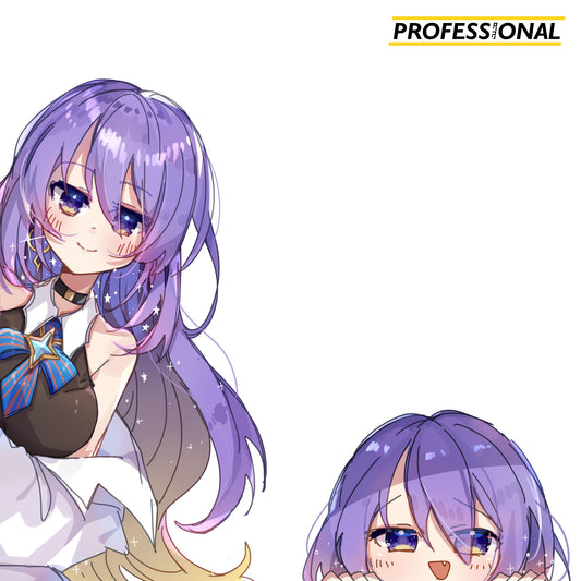 Moona - Peeking Sticker