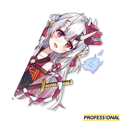 Ayame - Peeking Sticker