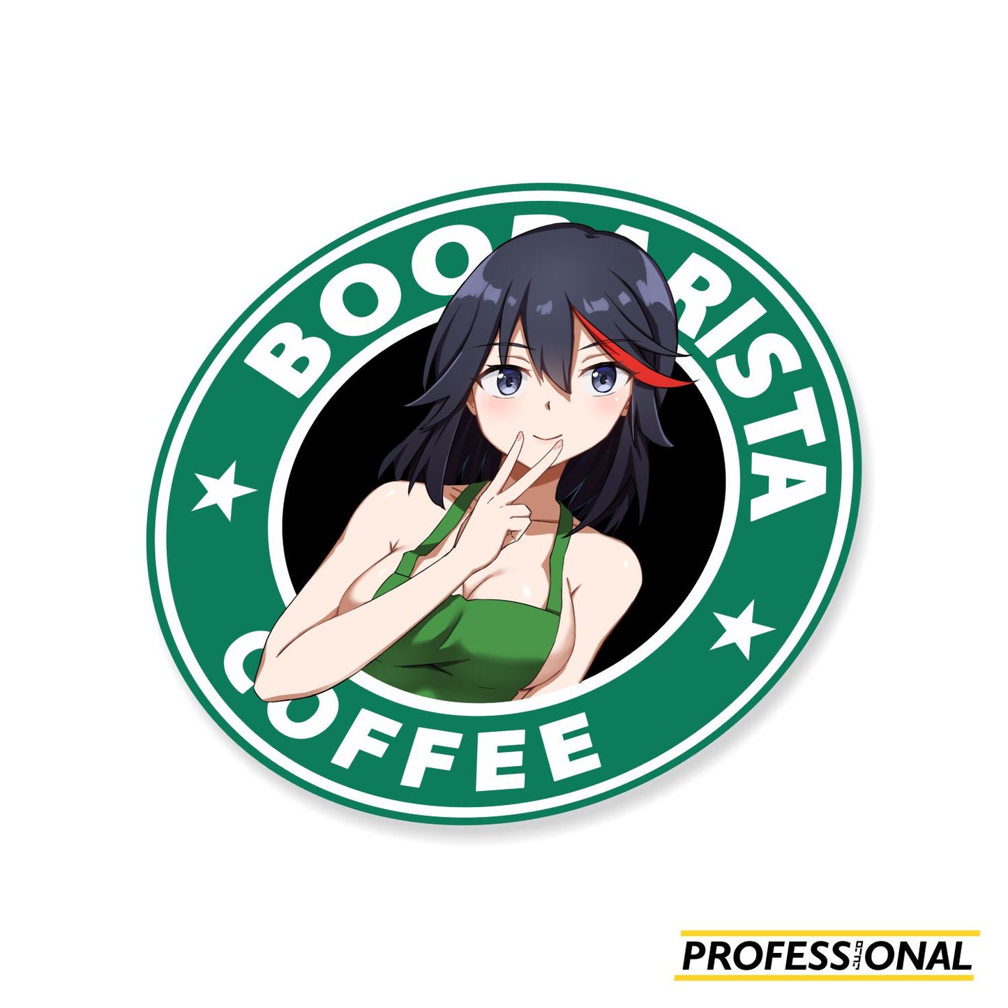 Ryuko (Boobarista Ver.) - Sticker