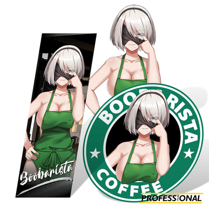 2B (Boobarista Ver.) - Sticker Bundle