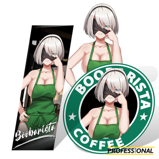 2B (Boobarista Ver.) - Sticker Bundle