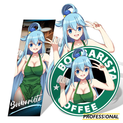Aqua (Boobarista Ver.) - Sticker Bundle
