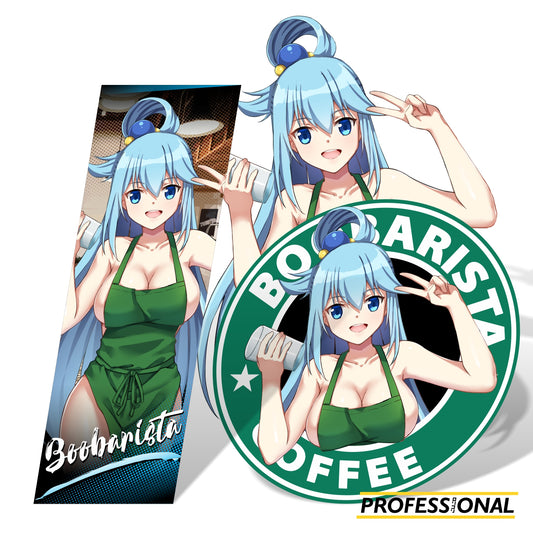 Aqua (Boobarista Ver.) - Sticker Bundle