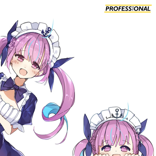 Aqua - Peeking Sticker