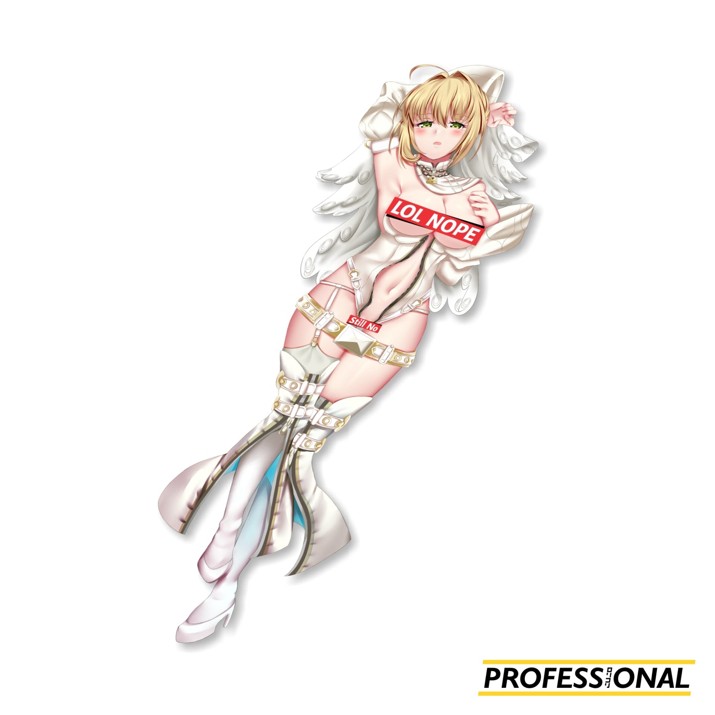 Saber Nero (Lewd Bride Ver.) - Sticker