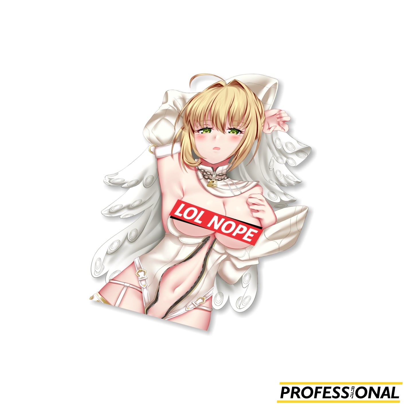 Saber Nero (Lewd Bride Ver.) - Sticker