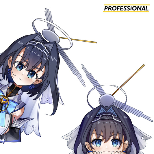 Kronii - Peeking Sticker