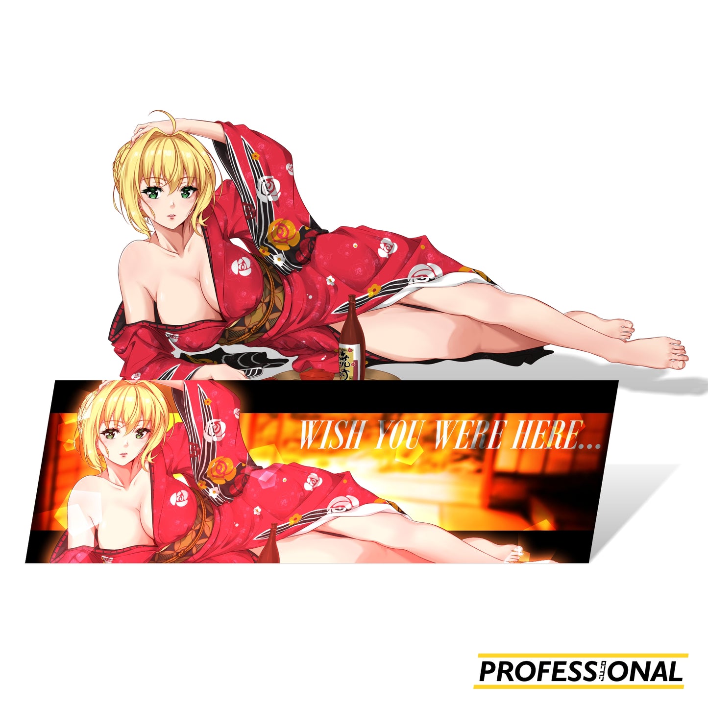Saber Nero (Yukata Ver.) - Sticker