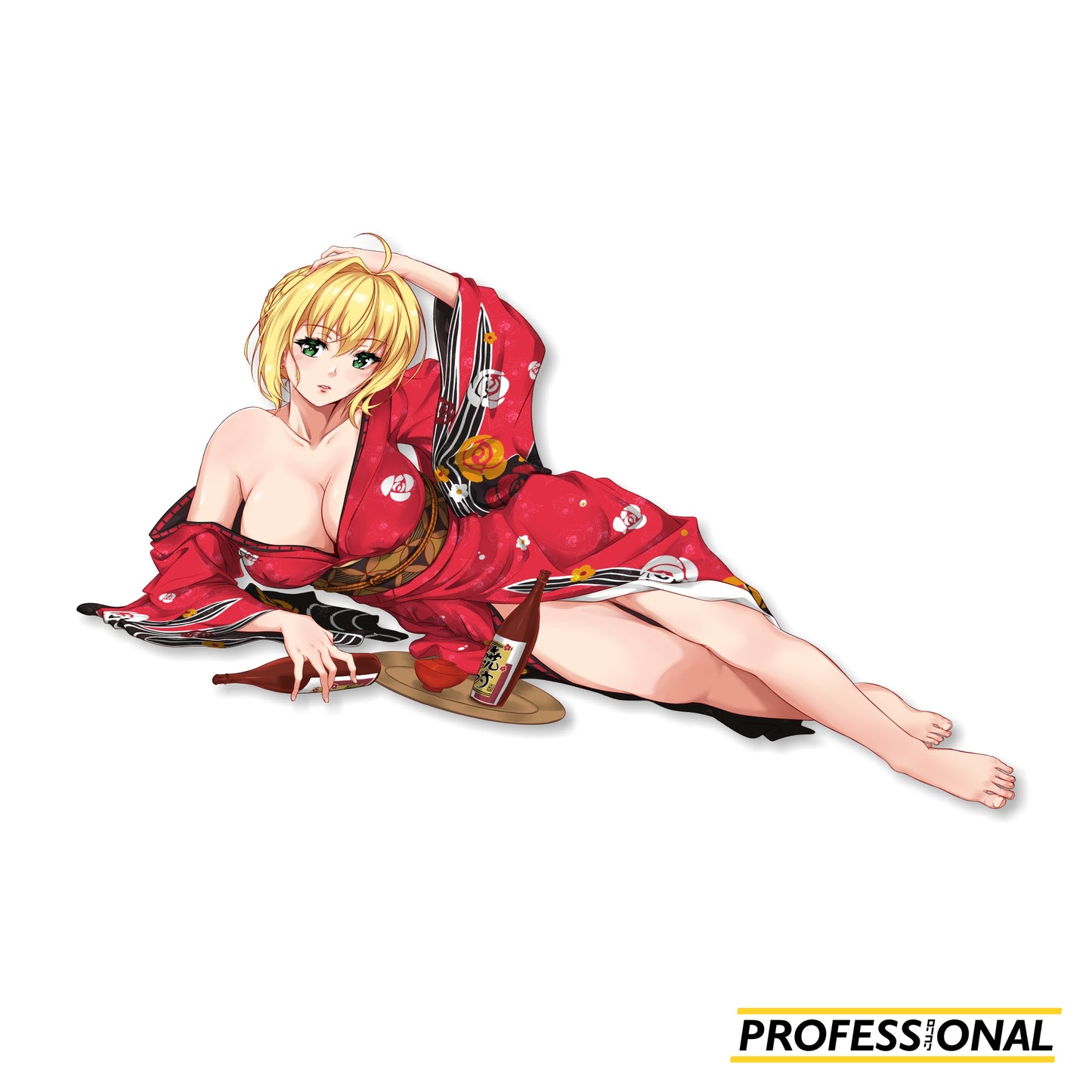 Saber Nero (Yukata Ver.) - Sticker