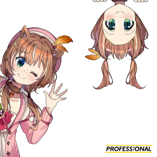Risu - Peeking Sticker