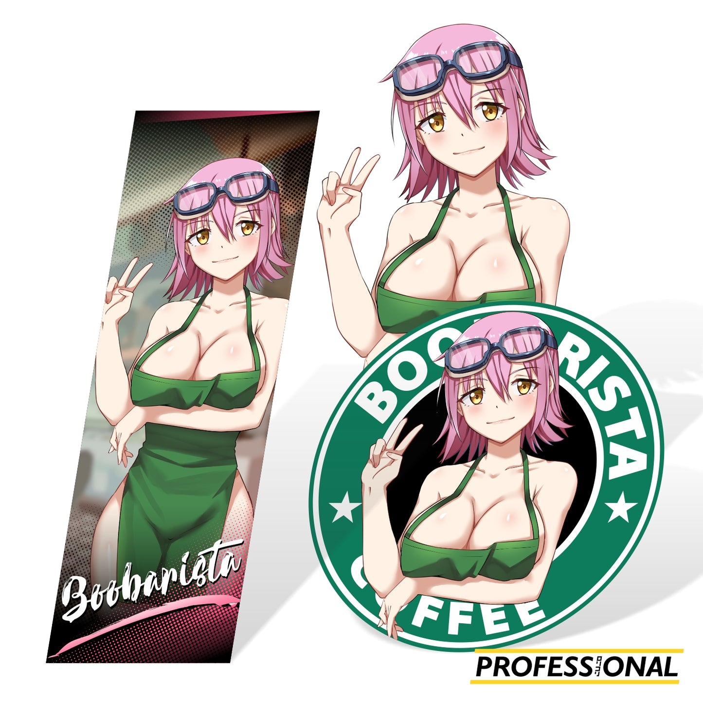 Haruko (Boobarista Ver.) - Sticker