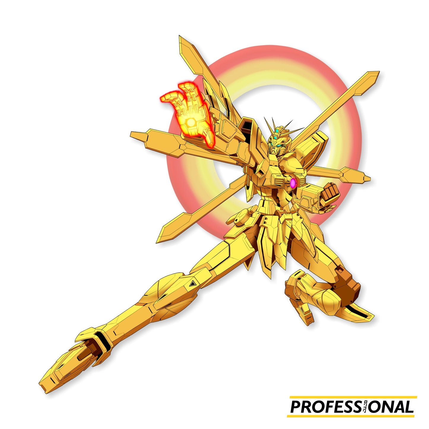 God Gundam (Hyper Mode) - Sticker