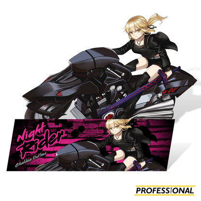 Saber Alter (Night Rider Ver.) - Sticker