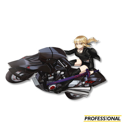 Saber Alter (Night Rider Ver.) - Sticker