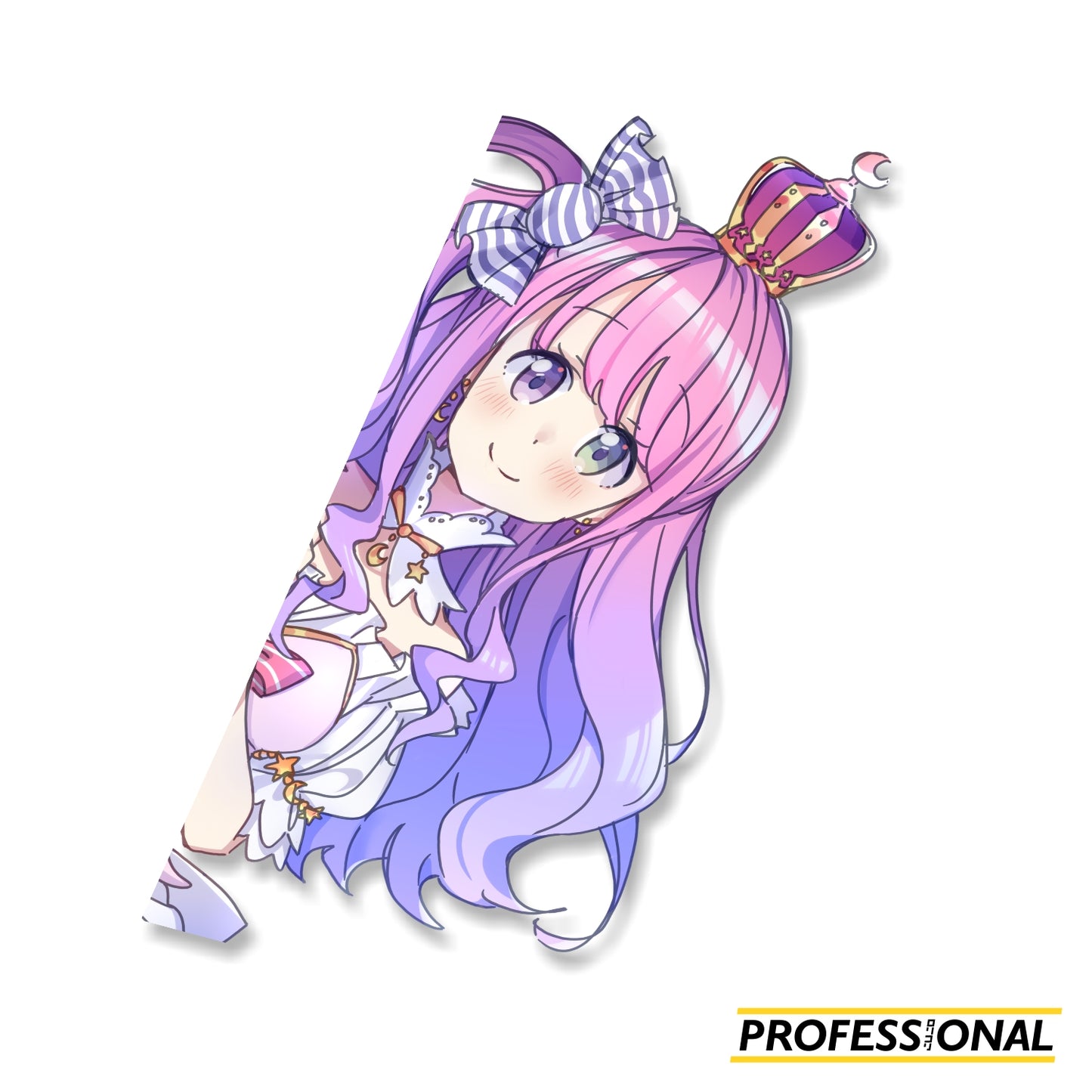 Luna - Peeking Sticker