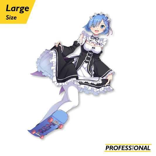 Rem (Skater Ver.) - Large Sticker