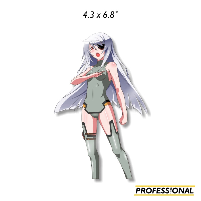Infinite Stratos Girls - Die cut Sticker