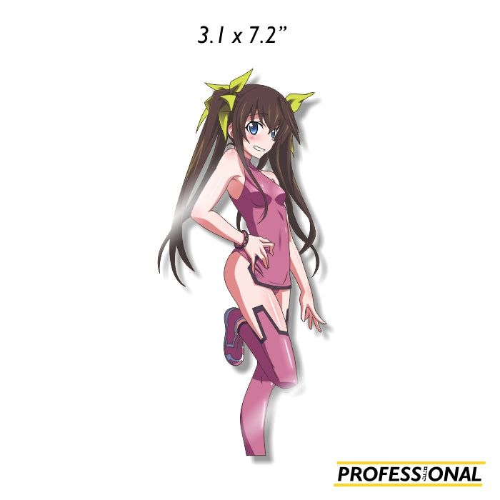Infinite Stratos Girls - Die cut Sticker