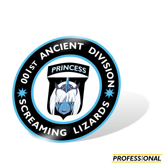 Klaxosaur Princess - Die cut Sticker