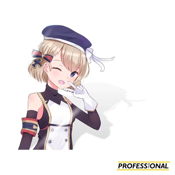 Azur Lane (Starter Ships) - Die cut Sticker