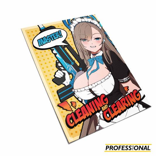 Asuna (Maid Ver.) Retro Pop Art  - Art Print