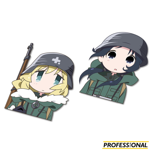 Girls' Last Tour - Kiss cut Sticker